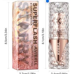 Averil Starry Lipstick-Metallic Lip Gloss Hydrating Creamy Texture #03